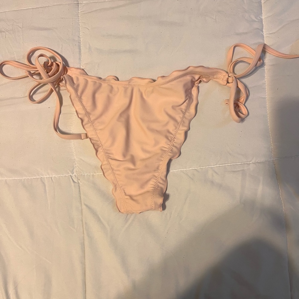 Pink Ruffle Bikini Bottom - Picture 2 of 4